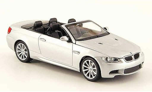 Bmw M3 Cabriolet 1/43 Minichamps E93 grijs metallic 2008 modelauto
