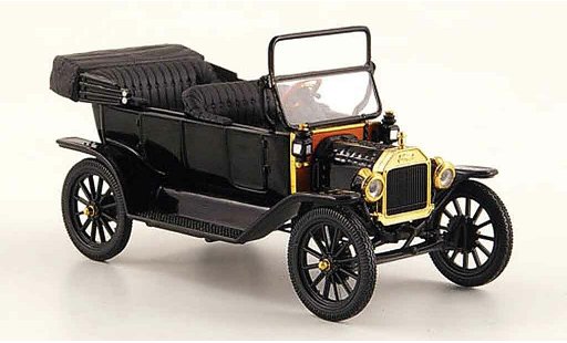 Ford Model T Berline 1/43 Minichamps zwart 1914 modelauto