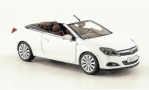Opel Astra Twin Top 1/43 Minichamps cabriolet wit 2006 modelauto