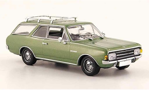 Opel Rekord C 1/43 Minichamps caravan groen 1966 modelauto