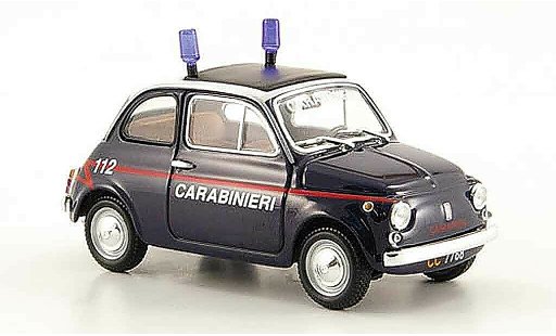 Fiat 500 C 1/43 Minichamps Carabinieri italienische politie 1965 modelauto