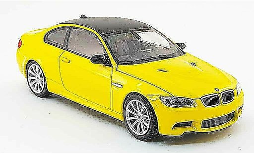 Bmw M3 coupe 1/43 Minichamps E92 geel Linea Giallo 2008 modelauto