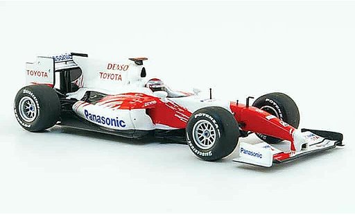 Toyota F1 Showcar 1/43 Minichamps panasonic j.trulli 2009 modelauto