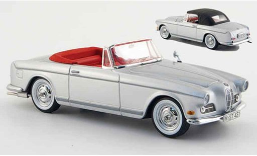Bmw 503 cabriolet 1/43 Schuco grijs metallic inklusive Softtop 1956 modelauto