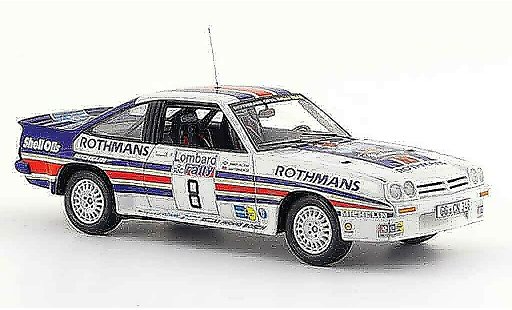 Opel Manta B B 1/43 Schuco 400 no.8 rothmans rallye england 1983 modelauto
