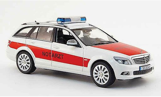Mercedes Classe C T-Modell 1/43 Schuco T Modell Notarzt 2008 modelauto
