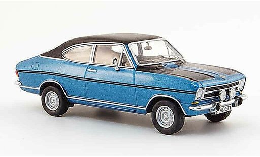 Opel Kadett B B 1/43 Schuco coupe rallye blauw 1970 modelauto