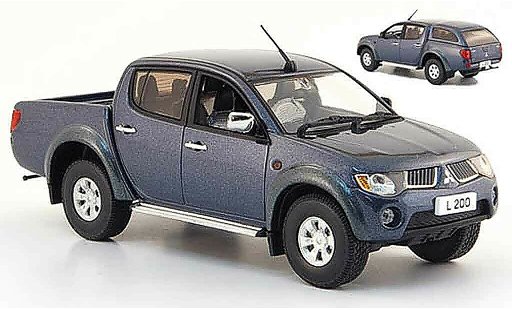 Mitsubishi L200 Base 1/43 Vitesse grijs avec abnehmbarem Sports Hard Top modelauto