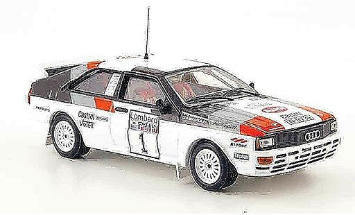 Audi Quattro rallye 1/43 Vitesse No.1 Mikkola Hertz Rally England 1982 modelauto