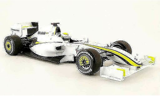 Mercedes F1 2009 1/18 Minichamps brawn gp bgp 001 no.22 virgin j. button f1 modelauto