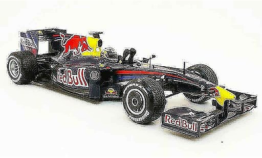 Renault F1 2009 1/18 Minichamps red bull rb5 renault no.15 s.vettel winnaar gp china modelauto