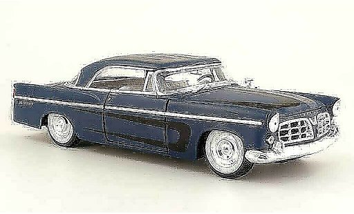 Chrysler 300B Coupe 1/18 Maisto blauw mat et decor zwart 1956 modelauto