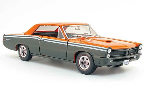 Pontiac GTO 1965 1/18 Maisto grijs oranje need for speed modelauto
