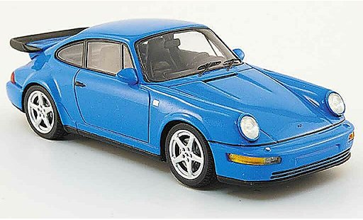 RUF RCT Evo 1/43 Spark blauw 1992 modelauto