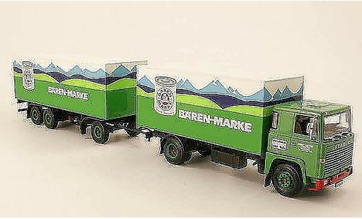 Scania Serie R LB 140 1/43 Minichamps Kofferzug Barenmarke 1970 modelauto