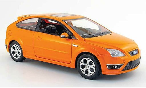 Ford Focus ST 1/18 Powco oranje (einfache ausfuhrung) 2006 modelauto