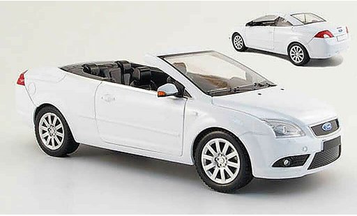 Ford Focus CC CC 1/18 Powco wit met afneembaar dak 2007 modelauto