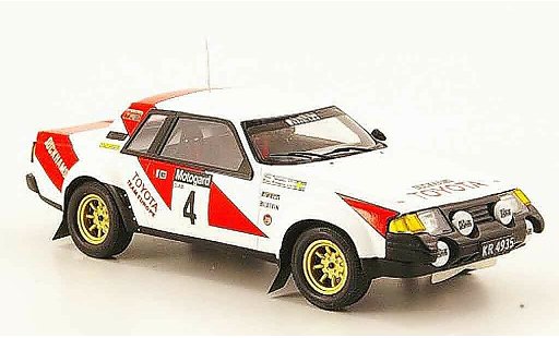 Toyota Celica Rally 1/43 Bizarre 2000 gt no.4 winnaar rallye neuseeland 1982 modelauto