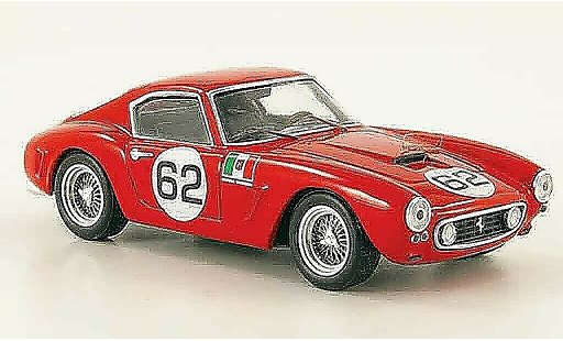 Ferrari 250 GT 1960 1/43 Hot Wheels Elite sedan swb no.62 coppa intereuropa modelauto