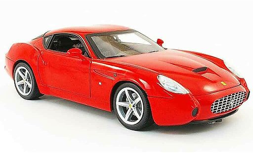 Ferrari 575 GTZ 1/18 Hot Wheels zagato rood modelauto
