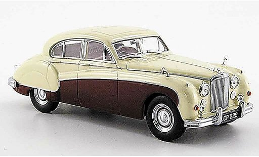 Jaguar MK 9 1/43 Oxford creme rood modelauto