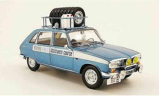 Renault 16 Base 1/18 Norev assistance course avec pneus et bidon essance 1968 modelauto