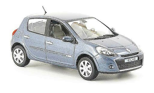 Renault Clio Base 1/43 Norev grijs 5 turig 2009 modelauto