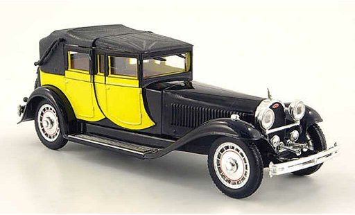 Bugatti 41 berline 1/43 Rio Royale geel/zwart 1927 modelauto
