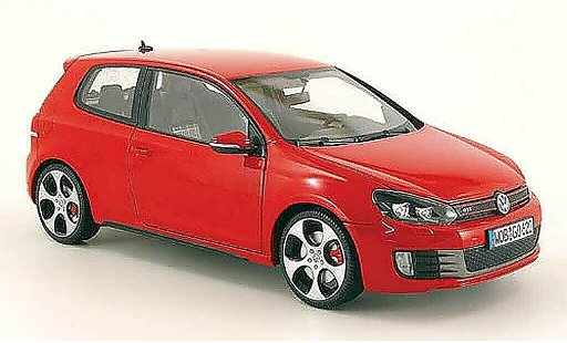Volkswagen Golf GTI 1/18 Norev rood 3 portes 2009 modelauto