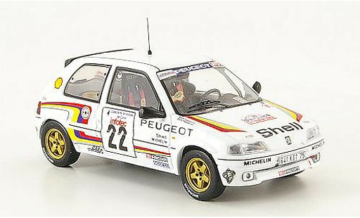 Peugeot 106 XSI 1/43 IXO No.22 Sport Rally Corse 1993 Panizzi modelauto