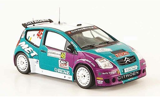 Citroen C2 S1600 1/43 IXO no.46 rallye jordanien 2008 modelauto