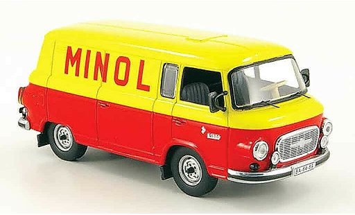 Barkas B 1000 fourgon 1/43 IST Models Bestelwagen Minol 1960 modelauto
