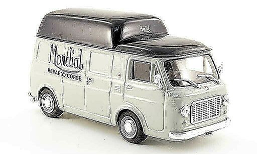 Fiat 238 Van 1/43 Pego Mondial Reparto Corse grijs blauw 1975 modelauto