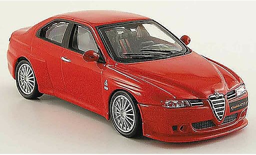 Alfa Romeo 156 gta 1/43 M4 3.7 autodelta rood modelauto