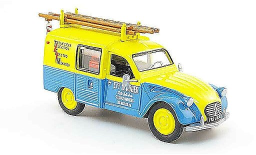 Citroen 3CV Fourgonnette 1/43 Eligor elektro inatallateur modelauto