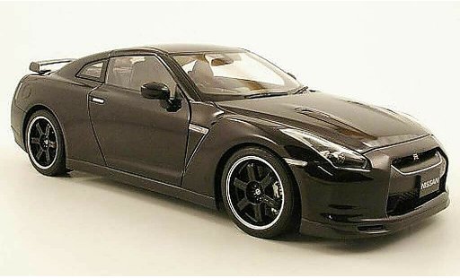 Nissan Skyline R35 1/18 Autoart gtr spec v zwart modelauto