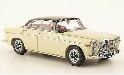 Rover P5B Coupe 1/43 Neo wit creme/zwart-grijs 1971 modelauto