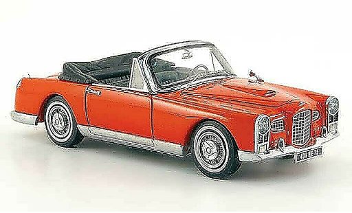 Facel Vega FV Cabriolet 1/43 Neo rood 1955 modelauto