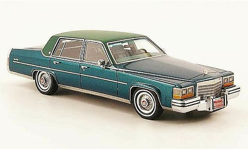 Cadillac Fleetwood Brougham 1/43 Neo groen olijfgroen 1982 modelauto