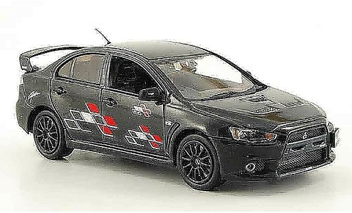 Mitsubishi Lancer Evolution X 1/43 Vitesse Ralliart zwart modelauto
