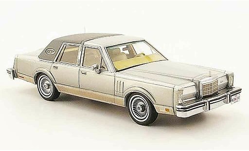 Lincoln Continental 1979 1/43 Neo MK VI grijs modelauto