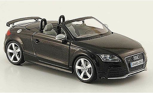 Audi TT rs roadster 1/43 Schuco zwart 2009 modelauto
