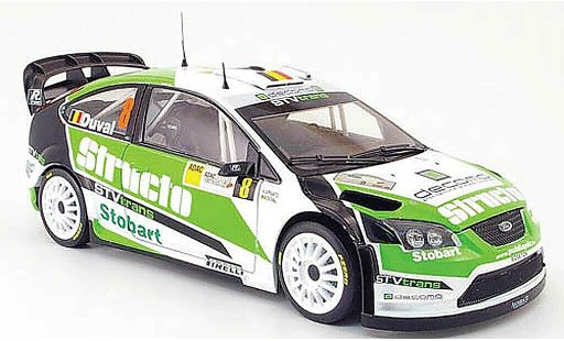 Ford Focus RS 1/18 Sun Star wrc 07 no.8 structo rallye Duitsland 2008 f.duval / p.pivato modelauto