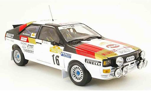 Audi Quattro rallye 1/18 Sun Star Rally no.16 pirelli san remo 1982 modelauto