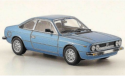 Lancia Beta Coupe 1/43 Minichamps blauw 1980 modelauto