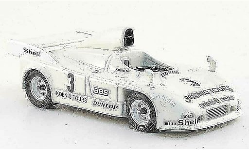 Porsche 908 1981 1/43 Best No.3 Konig Tours Muller/Brun Nurburgring modelauto