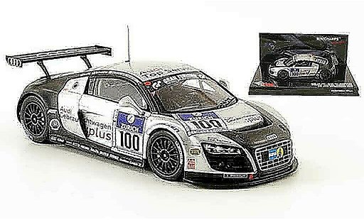 Audi R8 lms 1/43 Minichamps 2009 No.100 Top Service 24h Nurburgring modelauto