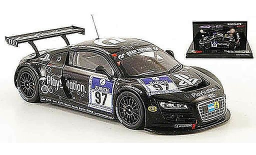 Audi R8 lms 1/43 Minichamps 2009 No.97 Playstation 24h Nurburgring modelauto