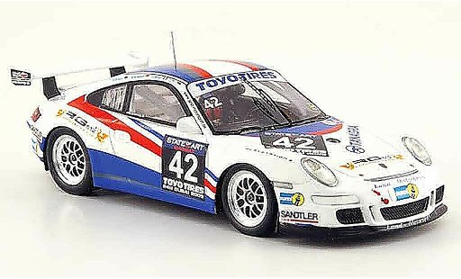 Porsche 911 GT3 CUP 1/43 Minichamps 2009 No.42 24h Dubai modelauto