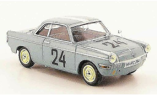 Bmw 700 Sport 1/43 Minichamps No.24 stuk Greger 12h Hockenheim 1960 modelauto